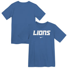 Detroit Lions Preschool Wordmark T-Shirt - Blue | Nike discount