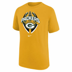 Green Bay Packers Youth Icon Legend T-Shirt - Gold | Nike online