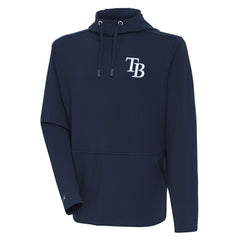 Tampa Bay Rays Antigua Pullover Hoodie - Navy