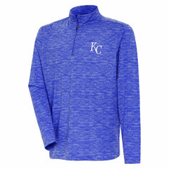 Kansas City Royals Antigua Quarter-Zip Top - Heather Royal
