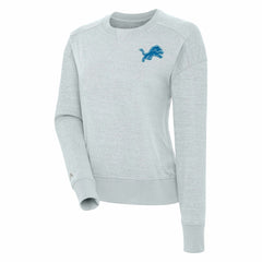 Detroit Lions Antigua Women's Forward Fleece Pullover Sweatshirt - Heather Gray cheap