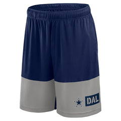 Dallas Cowboys Big & Tall Best of the Best Performance Shorts - Navy/Silver sale