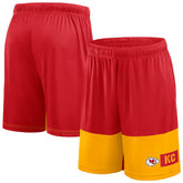 Kansas City Chiefs Big & Tall Best of the Best Performance Shorts - Red/Gold for sale