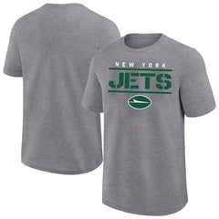 New York Jets Big & Tall Top Notch T-Shirt - Heather Gray online