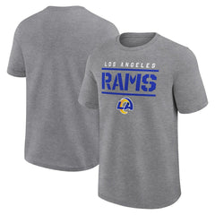 Los Angeles Rams Big & Tall Top Notch T-Shirt - Heather Gray for sale