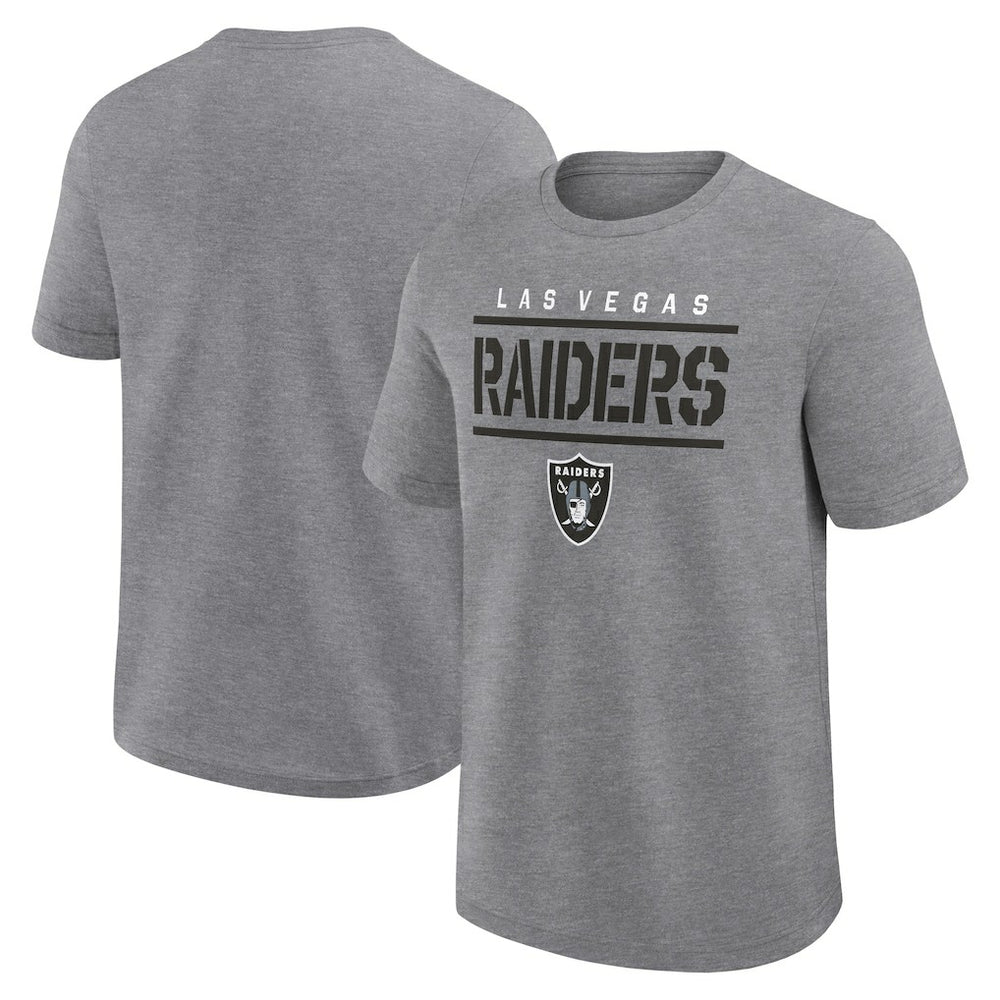 Las Vegas Raiders Big & Tall Top Notch T-Shirt - Heather Gray sale