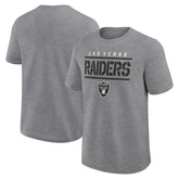 Las Vegas Raiders Big & Tall Top Notch T-Shirt - Heather Gray sale