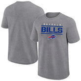 Buffalo Bills Big & Tall Top Notch T-Shirt - Heather Gray outlet
