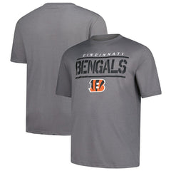 Cincinnati Bengals Big & Tall Top Notch T-Shirt - Heather Gray cheap