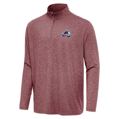 Colorado Avalanche Antigua Hunk Quarter-Zip Top Burgundy
