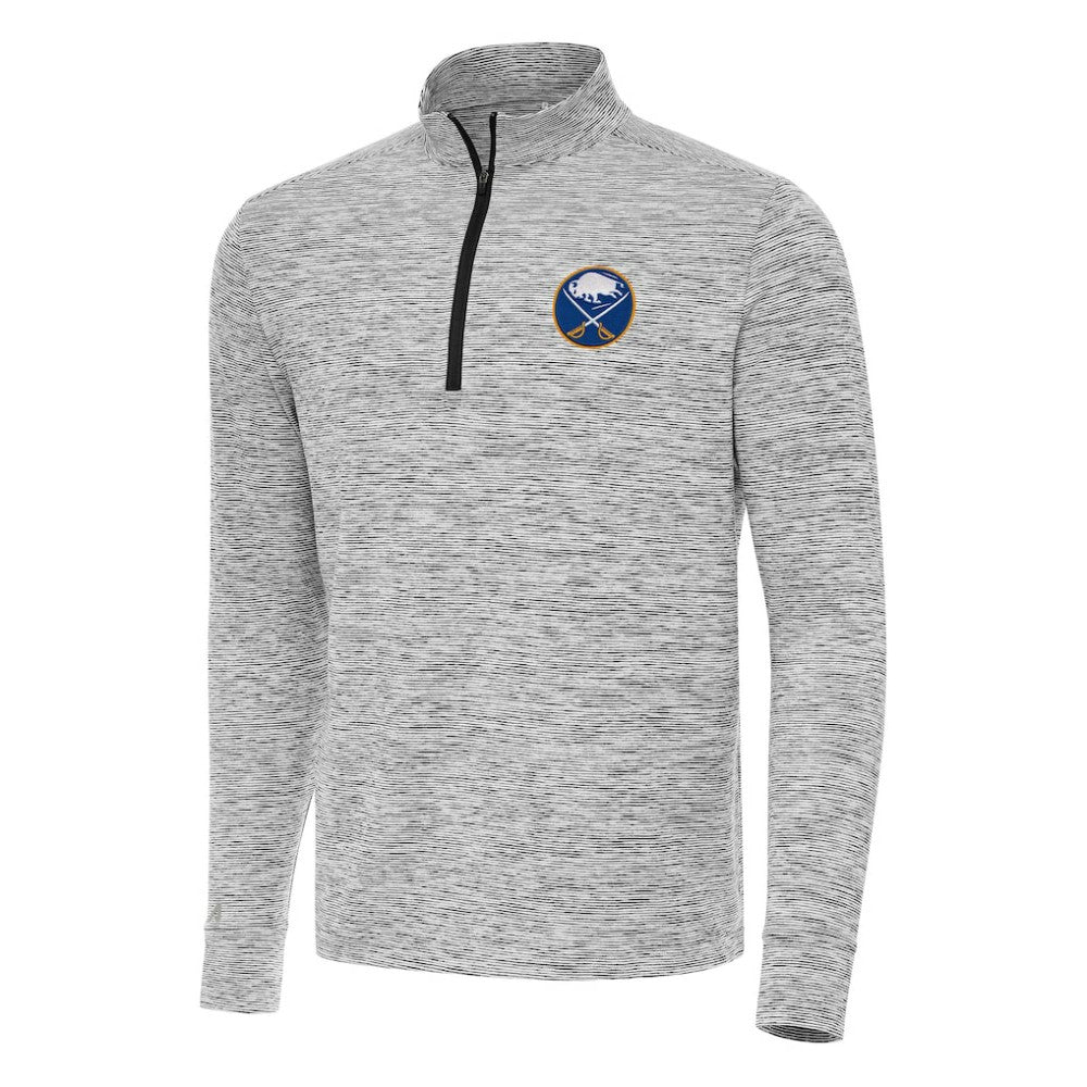 Buffalo Sabres Antigua Cause Quarter-Zip Top Black
