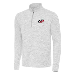 Carolina Hurricanes Antigua Cause Quarter-Zip Top Gray