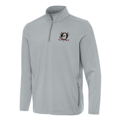 Anaheim Ducks Antigua Perilous Quarter-Zip Sweatshirt Gray