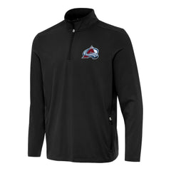 Colorado Avalanche Antigua Perilous Quarter-Zip Sweatshirt Black