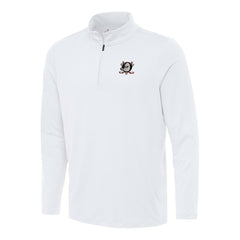 Anaheim Ducks Antigua Reprocess Quarter-Zip Top White