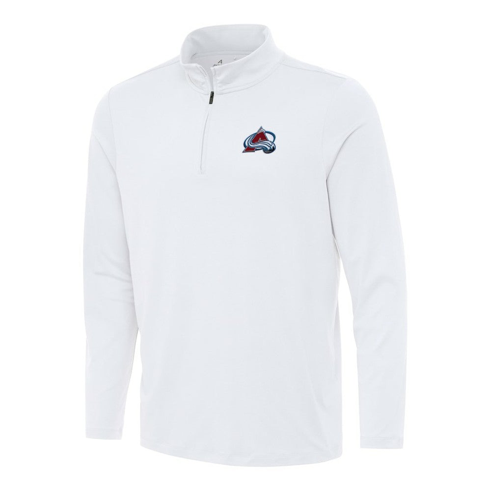 Colorado Avalanche Antigua Reprocess Quarter-Zip Top White