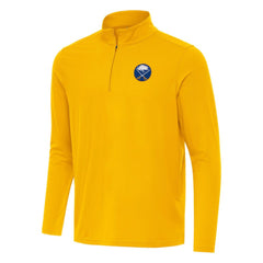 Buffalo Sabres Antigua Intent Quarter-Zip Top Gold
