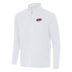 Carolina Hurricanes Antigua Intent Quarter-Zip Top White