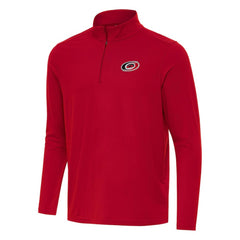 Carolina Hurricanes Antigua Intent Quarter-Zip Top Red