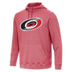 Carolina Hurricanes Antigua Cloud Pullover Hoodie Heather Red