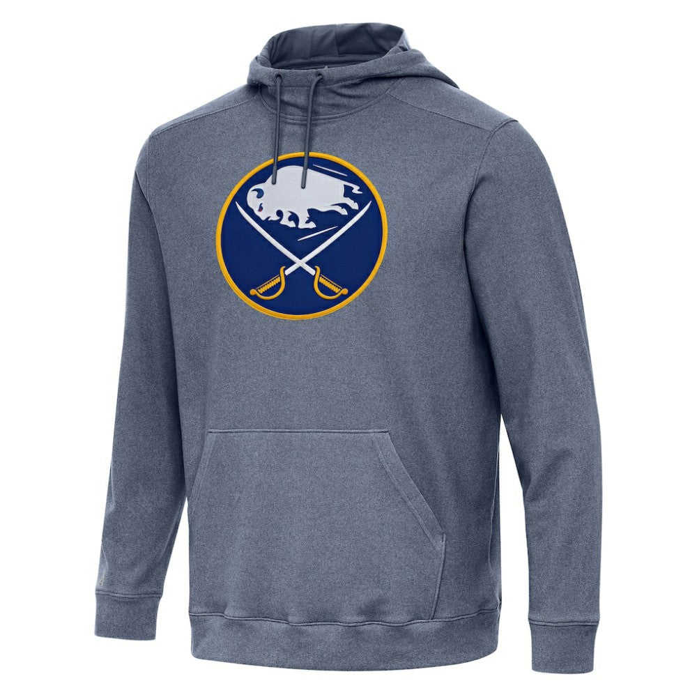 Buffalo Sabres Antigua Cloud Pullover Hoodie Heather Navy