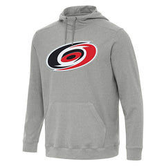 Carolina Hurricanes Antigua Cloud Pullover Hoodie Heather Gray