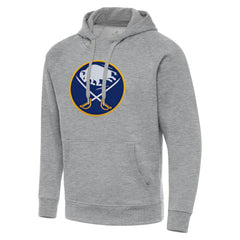 Buffalo Sabres Antigua Big & Tall Victory Pullover Hoodie Heather Gray