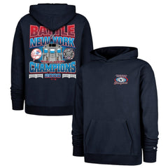 New York Yankees 2000 World Series Champions Showcase Backer Pullover Hoodie - Navy | 47 brand
