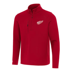 Detroit Red Wings Antigua Insider Quarter-Zip Top Red