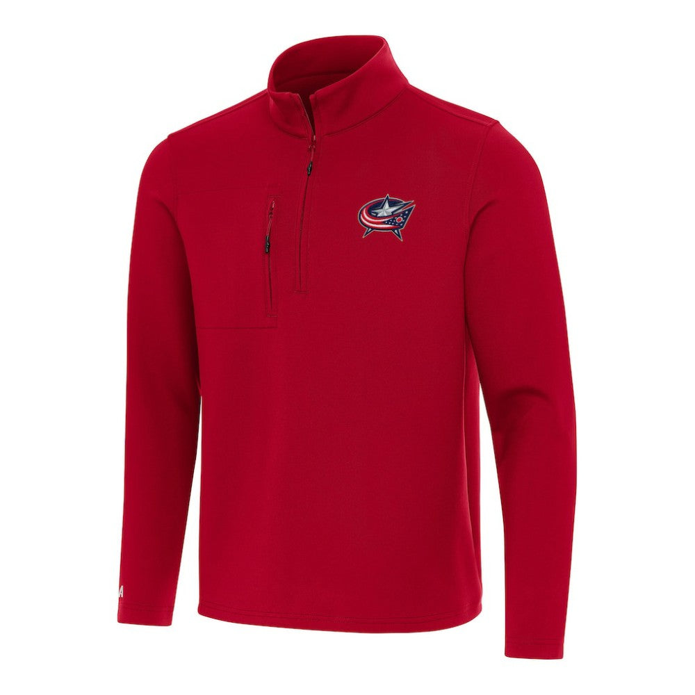 Columbus Blue Jackets Antigua Insider Quarter-Zip Top Red