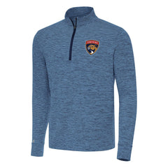 Florida Panthers Antigua Cause Quarter-Zip Top Heather Navy