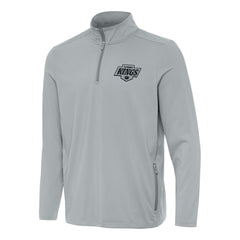 Los Angeles Kings Antigua Perilous Quarter-Zip Sweatshirt Gray