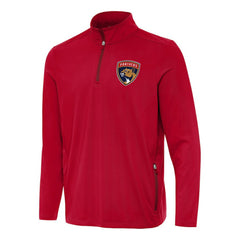 Florida Panthers Antigua Perilous Quarter-Zip Sweatshirt Red