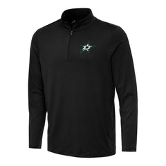 Dallas Stars Antigua Reprocess Quarter-Zip Top Black