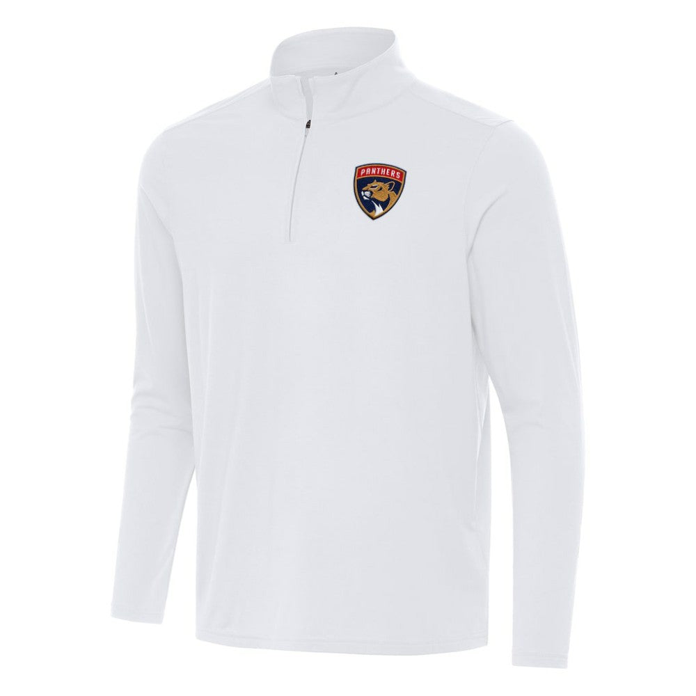 Florida Panthers Antigua Intent Quarter-Zip Top White
