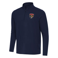 Florida Panthers Antigua Intent Quarter-Zip Top Navy