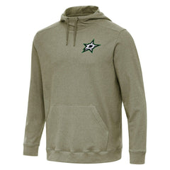 Dallas Stars Antigua Cloud Pullover Hoodie Olive