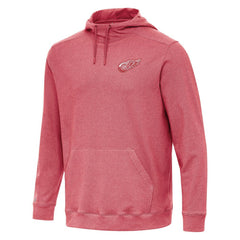 Detroit Red Wings Antigua Cloud Pullover Hoodie Heather Red