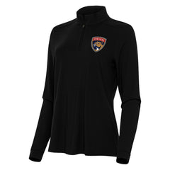 Florida Panthers Antigua Women's Intent Quarter-Zip Top Black