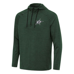 Dallas Stars Antigua Spikes Quarter-Zip Hoodie Hunter Green