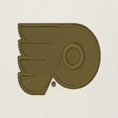 Philadelphia Flyers Antigua Intrepid Sand Raglan Long Sleeve Hoodie T-Shirt Cream/Olive