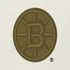 Boston Bruins Antigua Intrepid Sand Raglan Long Sleeve Hoodie T-Shirt Cream/Olive
