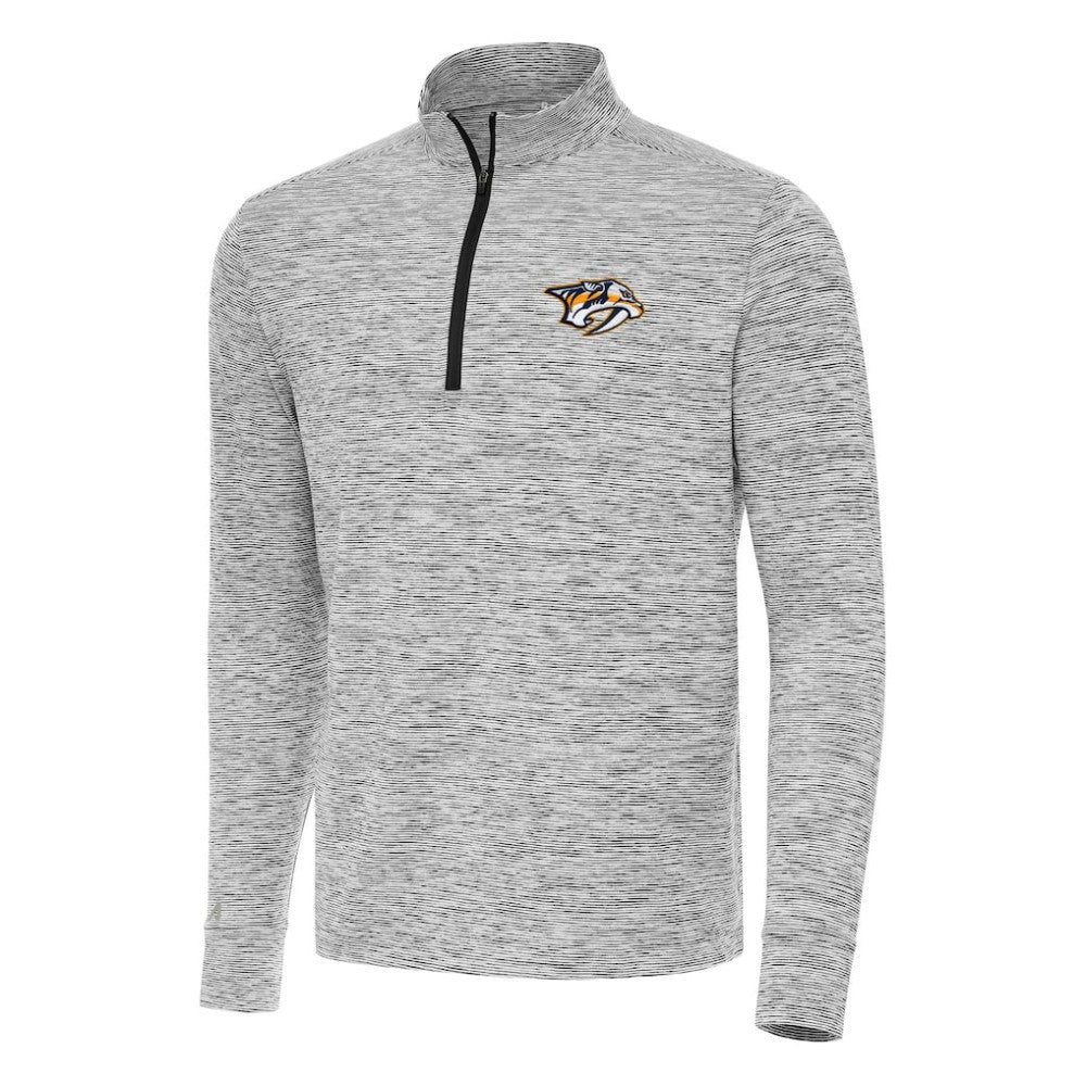 Nashville Predators Antigua Cause Quarter-Zip Top Black