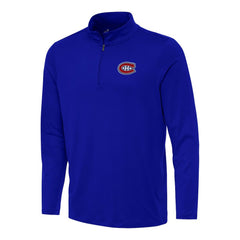 Montreal Canadiens Antigua Reprocess Quarter-Zip Top Royal