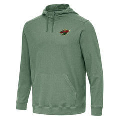 Minnesota Wild Antigua Cloud Pullover Hoodie Hunter Green