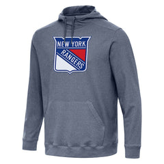 New York Rangers Antigua Cloud Pullover Hoodie Heather Navy