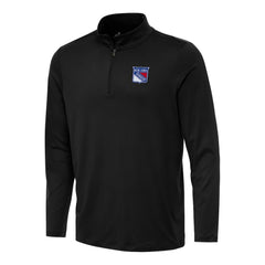 New York Rangers Antigua Reprocess Quarter-Zip Top Black