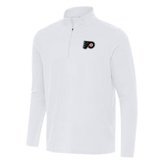 Philadelphia Flyers Antigua Intent Quarter-Zip Top White