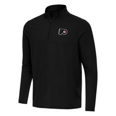Philadelphia Flyers Antigua Intent Quarter-Zip Top Black