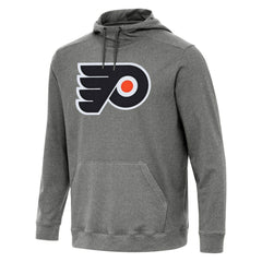 Philadelphia Flyers Antigua Cloud Pullover Hoodie Heather Black